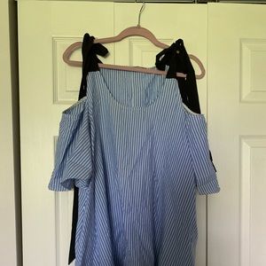 Zara dress with cold shoulder style